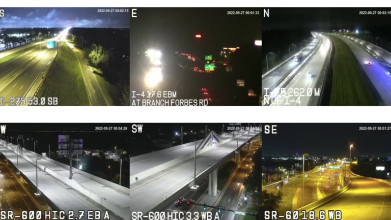 Tampa Traffic Cams I-275 | I-4 | SR60