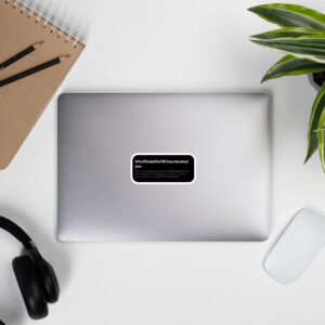 Blockindaffer Sticker