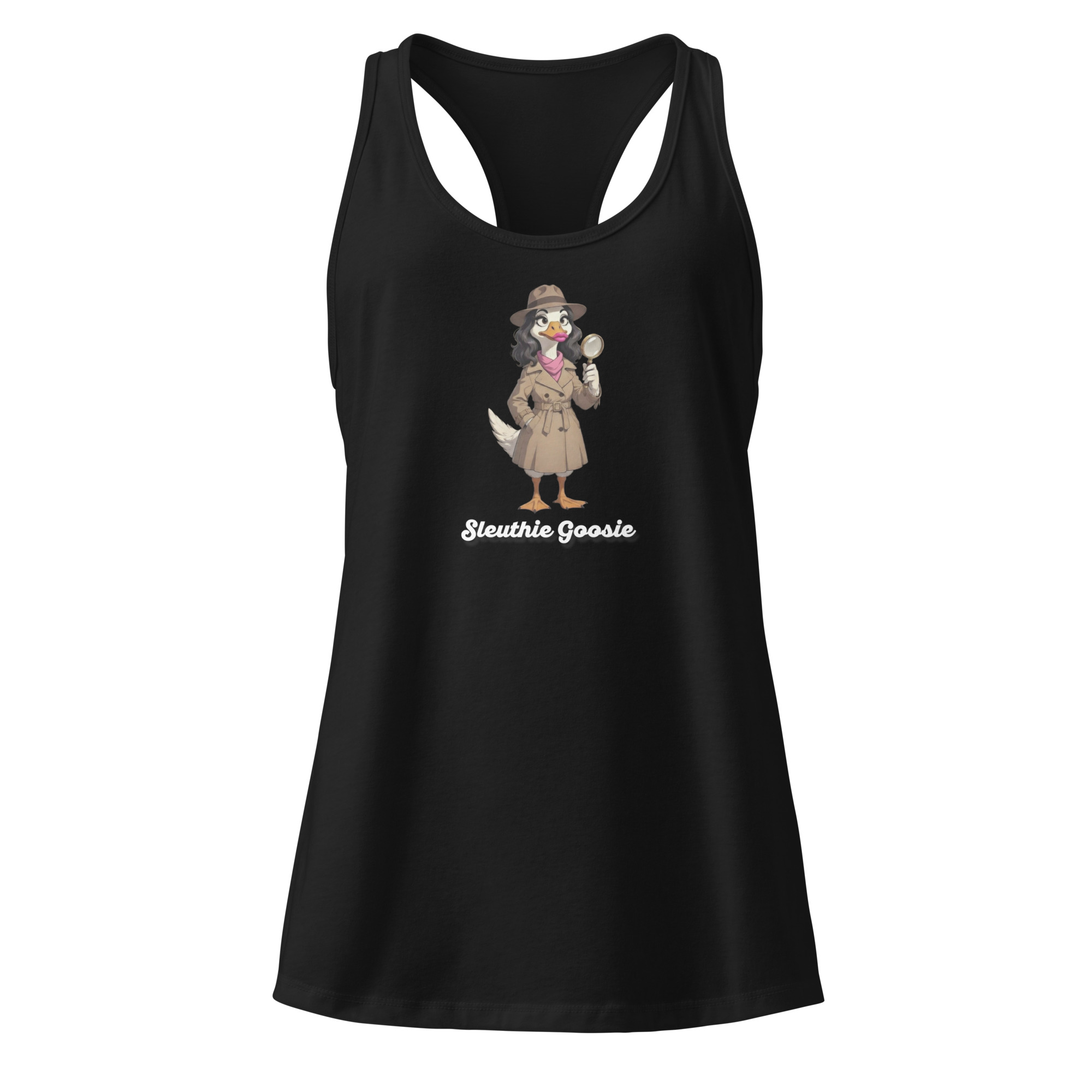 Sleuthie Goosie Women's Racerback Tank - Image 2