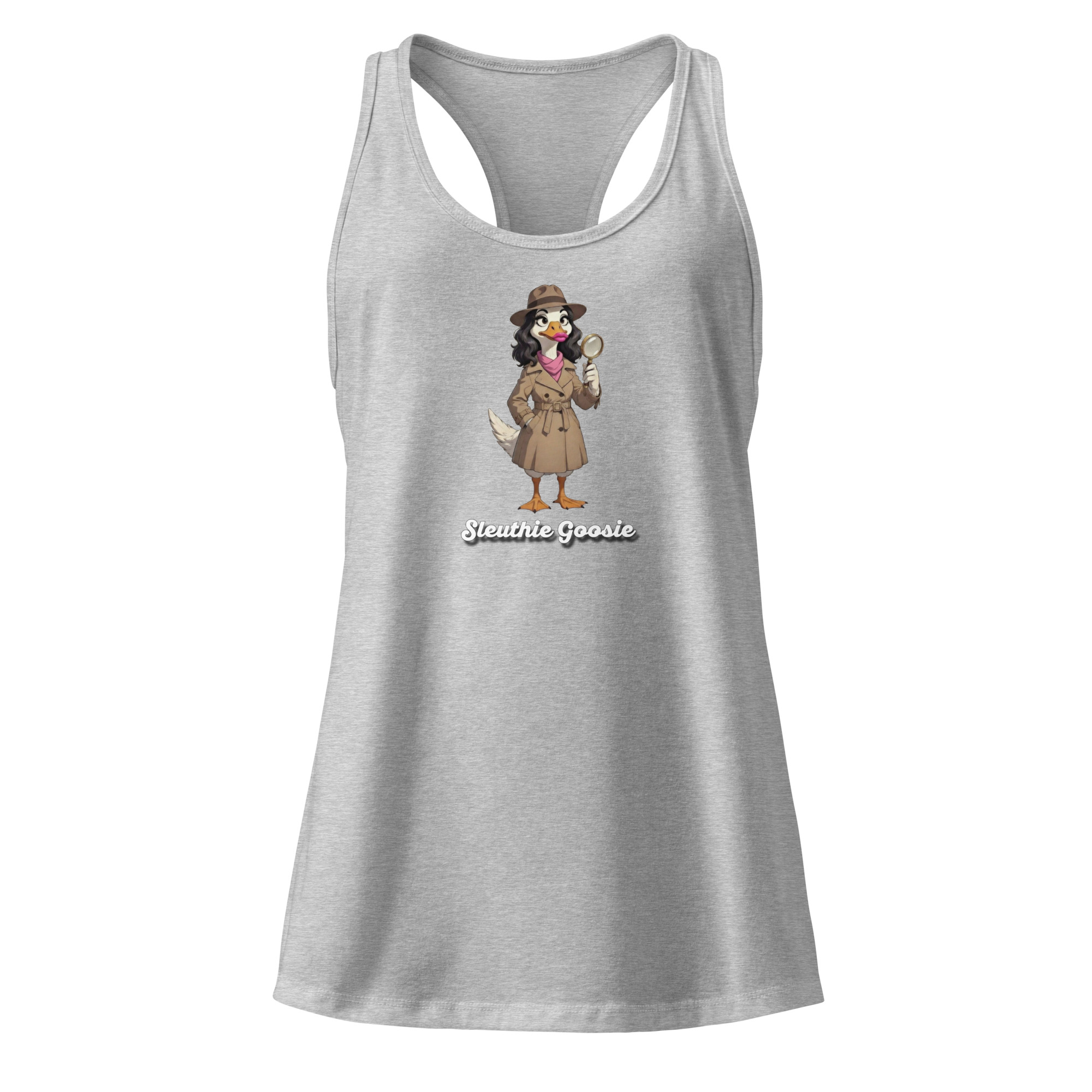 Sleuthie Goosie Women's Racerback Tank - Image 13