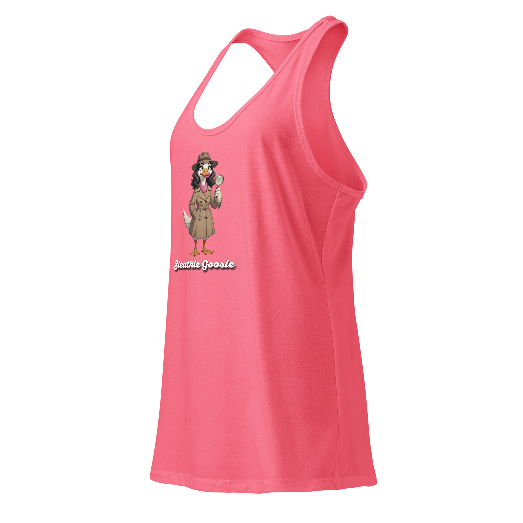 Sleuthie Goosie Women's Racerback Tank - Image 7