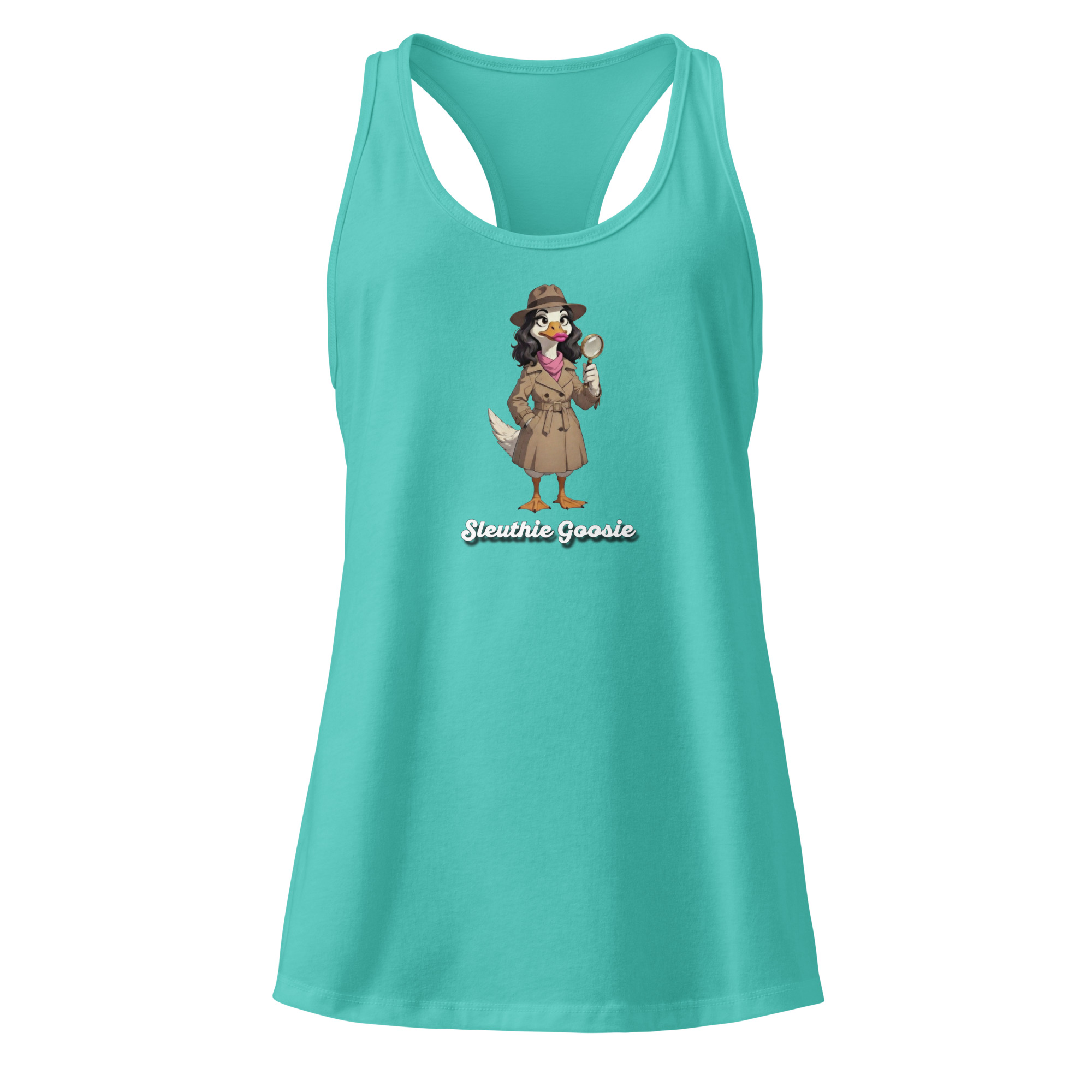 Sleuthie Goosie Women's Racerback Tank - Image 9