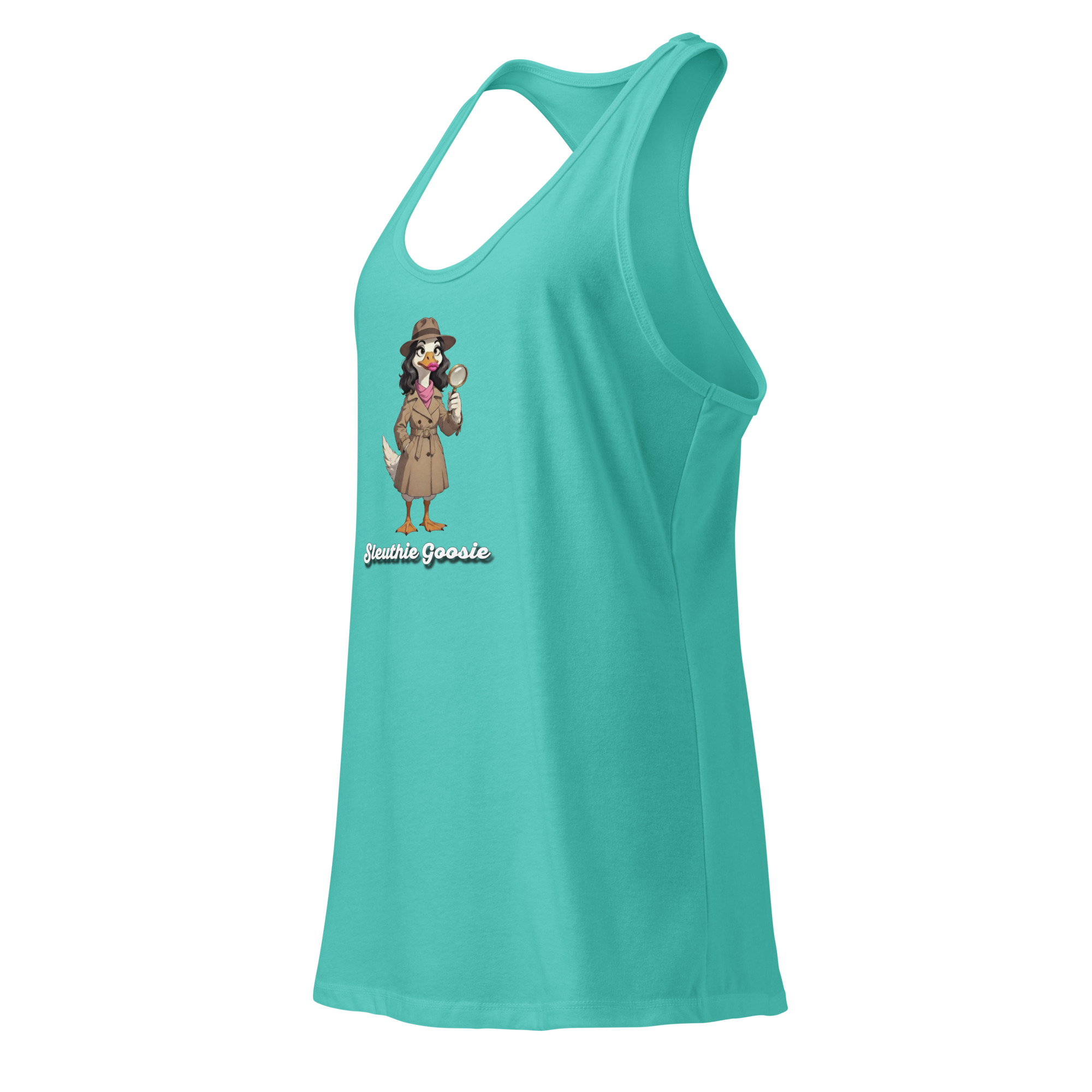 Sleuthie Goosie Women's Racerback Tank - Image 11