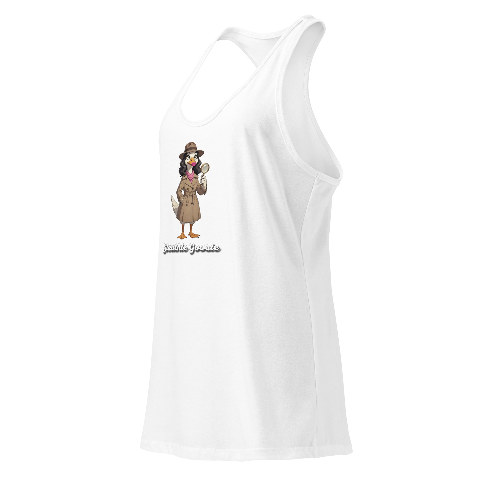 Sleuthie Goosie Women's Racerback Tank - Image 19
