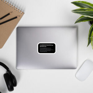 Blocked By JLR Sticker