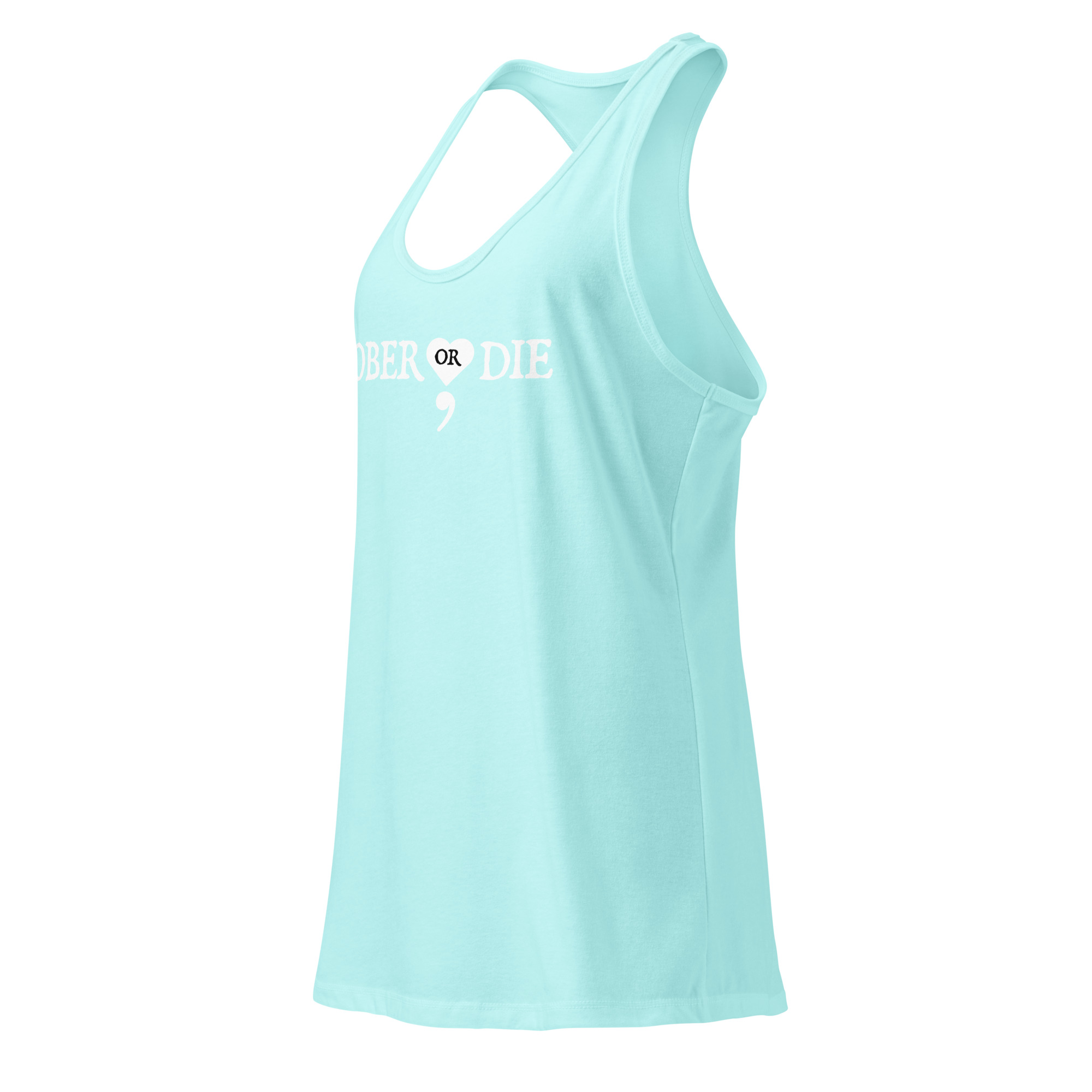 Sober Or Die Women's Racerback Tank - Image 24