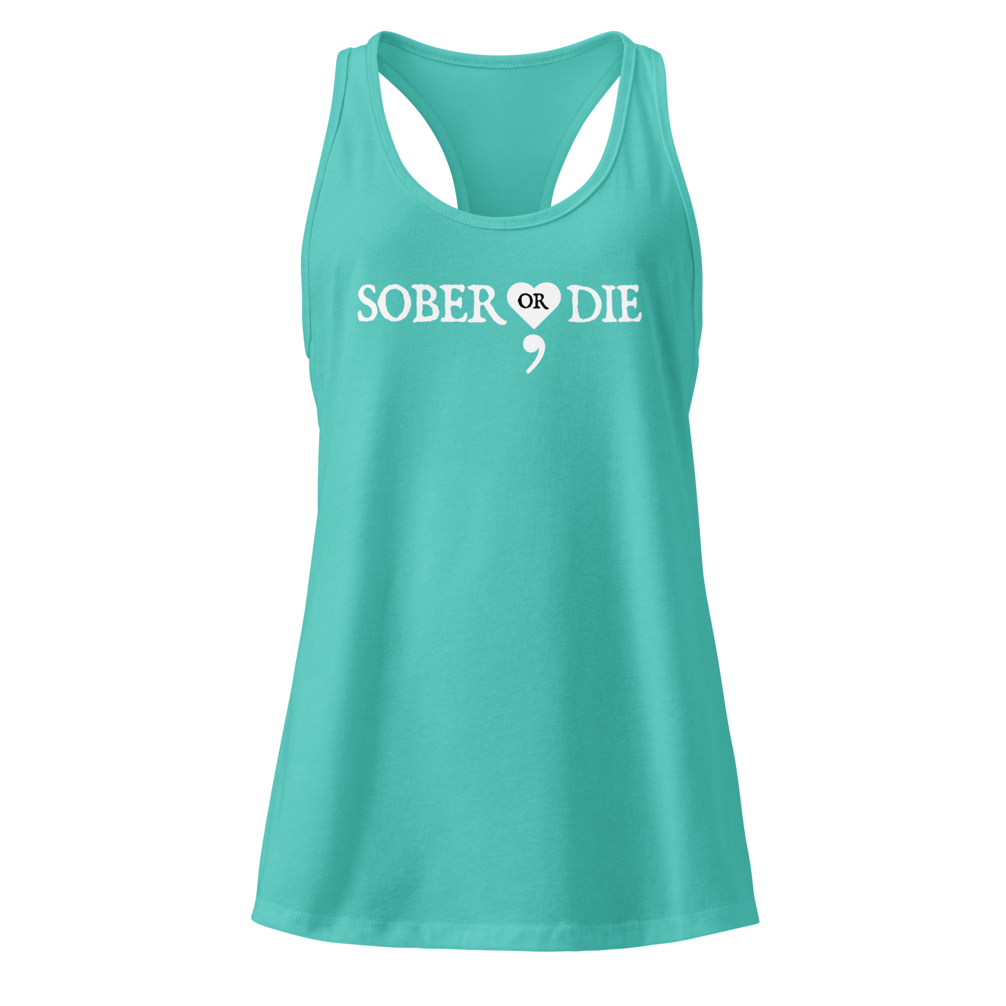 Sober Or Die Women's Racerback Tank - Image 14